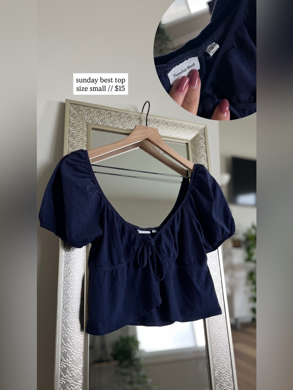 sunday best top size small
